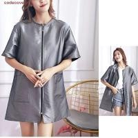 ราคา CODECOVE ร้านตัดผมเสื้อผ้าทํางาน ผมไม่ติดสั้น แขนยาวร้านทําผมเครื่องแบบ ผมสม็อคง่ายซิปโพลีเอสเตอร์ระบายอากาศช่างทําผมเสื้อคลุมช่างทําผมช่างทําผม (48000733511)