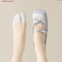 ราคา CODECOVE ถุงเท้า ทาบิ ที่มองไม่เห็น ผ้าฝ้ายต่ําตัดลื่นสองถุงเท้านิ้วเท้า ระบายอากาศได้สไตล์ญี่ปุ่นที่เรียบง่ายอุดตันร้านขายชุดชั้นในแยกนิ้วเท้าเรือถุงเท้าสา (43426479353)