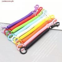 ราคา CODECOVE พวงกุญแจ พวงกุญแจสีสันสดใสพวงกุญแจนกหวีดแท็กกระเป๋า รหัส แท็กกุญแจยืดสปริงขดลวดหดสปริงผู้ถือพวงกุญแจสปริง (41871669048)