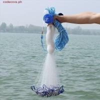 ราคา CODECOVE สไตล์ แหอวน ไม่มีวงกลม 1 นิ้วตารางตกปลาสุทธิ อุปกรณ์ตกปลามือเหล็กหล่อ จม 4 8ม เหล็กหล่อสุทธิอุปกรณ์ตกปลา (40324473265)