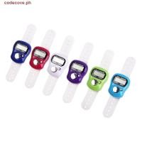 ราคา CODECOVE Finger Ring Tally Counter มือถือดิจิตอลถักแถวเคาน์เตอร์ หน้าจอ LCD Mini Electronic Stroke Counters Stitch Marker (29092292703)