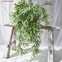 ราคา CODECOVE เฟิร์น Staghorn ประดิษฐ์ พืชเฟิร์น 80 ซม ประดิษฐ์ Antlers Leaf เถาประดิษฐ์พลาสติกแขวนผนังที่สมจริงปลอมพืชบ้านสวน Decor (41115849542)