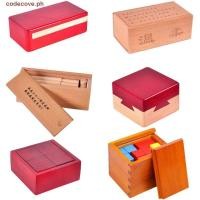 ราคา CODECOVE ปริศนาพัฒนาสมองไม้ ปลดล็อค Luban Lock IQ Puzzle Mind Brain Teaser กล่องปริศนาเปิดเกมแบบโต้ตอบ 3D ปริศนาไม้เล่นครอบครัว (40224884001)