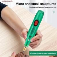 ราคา CODECOVE ชุดสว่านไฟฟ้า เครื่องมือเครื่องเจียรโรตารี่ ทําเอง เป็นหลักสรีระศาสตร์ ปลั๊ก เรา ขนาดเล็กในปรับความเร็ว สว่านไร้สายไร้สาย ไม้แกะสลัก (56900446665)