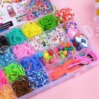 ราคา CODECOVE ชุดสร้อยข้อมือยางรัดเครื่องทอผ้า ยางรัดสีรุ้งอเนกประสงค์สีลูกกวาด สาวสาย เครื่องทอผ้า สีสันสดใสเด็ก (56350127433)