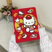 ราคา เคสป้องกัน iPad 10th Generation Air4 Air5 Air6 10 5 นิ้วการ์ตูน McDonald Hello Kitty พร้อมช่องเสียบปากกา Gen7 8 9 วัสดุผ้าไหม Mini4 5 ฝาครอบ Anti Drop กรณีแท็บเล็ต (28856697775)