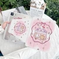 ราคา 720 เคส iPad หมุนได้พร้อมช่องเสียบปากการิบบิ้นผีเสื้อ Hello Kitty อะคริลิค Backboard Pro11 Gen10 Gen9 Gen8 Gen7 10 2 นิ้ว Gen6 Gen5 Air6 Air5 Air4 Air3 Air2 ฝาครอบ iPad หมุนได้ (27263003950)