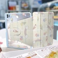 ราคา 360 เคส iPad หมุนได้พร้อมช่องเสียบปากกาไอศกรีม Rainbow Tulip อะคริลิค Backboard Pro11 2020 Gen10 Gen9 Gen8 Gen7 Gen6 Gen5 Air6 Air5 Air4 ฝาครอบ iPad หมุนได้ (28360174595)