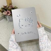 ราคา เคสป้องกัน iPad 10th Generation Air4 Air5 Air6 10 5 นิ้ว Creative Love Silver Hello Kitty พร้อมช่องเสียบปากกา Gen7 8 9 วัสดุผ้าไหม Mini4 5 ฝาครอบ Anti Drop กรณีแท็บเล็ต (26754757767)