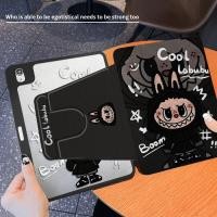 ราคา เคส Ipad 360 Rotationcute Dark Labubu เหมาะสําหรับอะคริลิค iPad Air6 Gen7 8 9 10 2 Gen5 6 9 7 Air4 Air5 10 9 Pro11 Gen10 Triple พับ iPad Cover (24484352287)