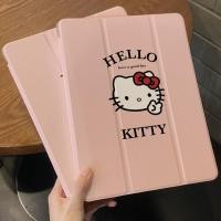 ราคา สําหรับiPadกรณีA16 Gen11 Air 7 M3 2025 M4 Pro 11 Air 6 5 4 10 9 Gen10 Gen9 Gen8 Gen7 10 2 Yeahน่ารักHellokitty TPUกันกระแทกพร้อมดินสอสล็อต (41368925223)