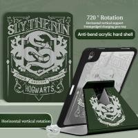ราคา เคสไอแพด อะคริลิคใสเหมาะสําหรับ IPAD Air6 Air5 Air4 10 9 Pro11 Gen10 Gen9 Gen8 Gen7 10 2 Harry Potter Snake House Gen6 Gen5 Air1 Air2 Air3 720 ฝาครอบ iPad หมุนได้ (26969471696)