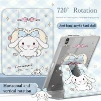 ราคา เคส IPAD อะคริลิคใสเหมาะสําหรับ IPAD Air6 Air5 Air4 10 9 Pro11 Gen10 Gen9 Gen8 Gen7 10 2 Love Cinnamoroll Gen6 Gen5 Air1 Air2 Air3 720 ฝาครอบ iPad หมุนได้ (29815873085)