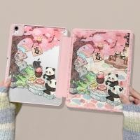 ราคา อะคริลิค เคสไอแพด Y รูปร่าง Triple พับสําหรับ iPad Air6 Air5 Air4 10 9 Gen7 Gen8 Gen9 10 2 นิ้ว Sakura Panda Mini7 Pro11 2022 Air3 Air2 Air1 Gen5 Gen6 Gen10 Anti Drop ฝาครอบ iPad (28866998009)