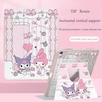ราคา เคสไอแพด อะคริลิคใสเหมาะสําหรับ IPAD Air6 Air5 Air4 10 9 Pro11 Gen10 Gen9 Gen8 Gen7 10 2 เค้ก Sanrio Gen6 Gen5 Air1 Air2 Air3 720 ฝาครอบ iPad หมุนได้ (28866860619)