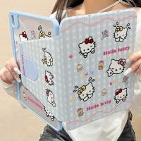 ราคา สําหรับกรณี iPad Air 7 M3 2025 Pro 11 2024 Air 6 5 4 10 9 11th A16 10th 9th 8th Gen 7th 10 2 Mini 6 7 กรณีน่ารัก Yeah Hellokitty พร้อมที่ใส่ดินสอ 720 การหมุน (25892570422)