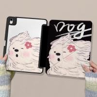 ราคา อะคริลิคipadกรณีyรูปร่าง TripleพับสําหรับIPAD Air6 Air5 Air4 10 9 Gen7 Gen8 Gen9 10 2 นิ้วการ์ตูนหมวกลูกสุนัขMini7 Pro11 2022 Air3 Air2 Air1 Gen5 Gen6 Gen10 Anti Drop iPad Cover (28317079983)