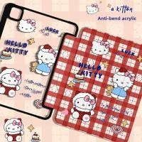 ราคา เคสสำหรับไอแพด อะคริลิค พับได้พร้อ มช่องเสียบปากกา anti bend black cat Hello Kitty เหมาะสําหรับ ipad gen9 gen7 gen8 10 2 air1 2 gen5 6 9 7 air3 pro 11 2022 mini6 7 8 3 gen10 air4 air5 air6 (2941907724
