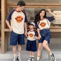 ราคา เสื้อยืดครอบครัวสำหรับพ่อแม่และลูก แขนสั้นสำหรับเด็กทารกและครอบครัว ในงานปาร์ตี้วันเกิดครบหนึ่งขวบ (42920469952)