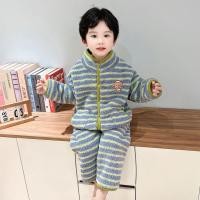 ราคา ชุดนอนเด็กผู้ชาย ฤดูใบไม้ร่วง หนาว ผ้าขนแกะหนา สำหรับเด็กและทารก (45150654397)