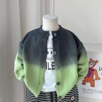 ราคา เด็กฤดูใบไม้ผลิฤดูใบไม้ร่วงสไตล์คาร์ดิแกนไล่โทนสีเสื้อถักสีเวอร์ชั่นเกาหลีบางสไตล์หล่อเสื้อกันหนาวขนาดกลางขนาดใหญ่เด็กแจ็คเก (42022113618)
