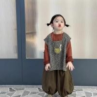 ราคา เด็กผู้หญิงเด็กเสื้อผ้าฤดูใบไม้ผลิฤดูใบไม้ร่วงสไตล์ใหม่ชุดเด็กเสื้อกั๊กดอกไม้เสื้อยืดชุดสองชิ้นเด็กชุดกีฬาผู้หญิงชุดสามชิ้น (28722579551)