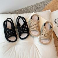 ราคา เด็กรองเท้าแตะสาวเปิดนิ้วเท้าทอรองเท้าแตะรองเท้าแตะชายรองเท้าชายหาดแบนรองเท้าเด็กทารก (27929108748)