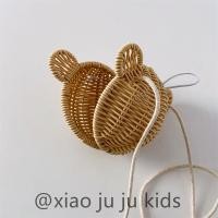 ราคา กระเป๋าสะพายไหล่ ขนาดเล็ก ลายหูหมีน่ารัก แฟชั่นฤดูร้อน สําหรับเด็กผู้หญิง (25264432793)