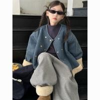ราคา สาวแจ็คเก็ตยีนส์สไตล์ฤดูหนาวซับขนแกะสไตล์ตะวันตกเด็กฤดูหนาวยีนส์ฤดูหนาวเสื้อผ้าซับแจ็คเก็ตหนา (25139835374)