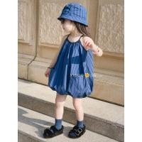 ราคา เด็กเสื้อผ้าเด็กผู้หญิงดอกไม้หน่อกระโปรงแฟชั่นชุดแขนกุดสลิงลายกระโปรงฤดูร้อน (24644083325)