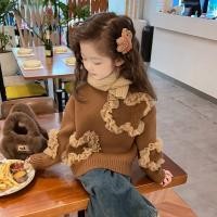 ราคา สาวเสื้อกันหนาวฤดูใบไม้ร่วงฤดูหนาวหนาขนแกะซับท็อปส์สาวทารกถักเสื้อ จุดต่ําสุด เสื้อผ้าเด็กเสื้อผ้าฤดูหนาว (24038172235)