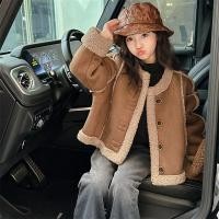 ราคา เสื้อแจ็กเก็ต ผ้าฟลีซ แบบหนา แต่งขนเฟอร์ ให้ความอบอุ่น สีพื้น แฟชั่นฤดูหนาว สําหรับเด็กผู้หญิง (24257917060)