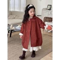 ราคา เสื้อกันลมยาวสไตล์ย้อนยุค สำหรับเด็กหญิง พร้อมแจ็คเก็ตป้องกันลมหนาวในเซ็ต (52150164143)