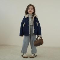 ราคา Balala Girls Fleece แจ็คเก็ตยีนส์แฟชั่นเสื้อเด็ก All Match Casual Parent (29569385320)