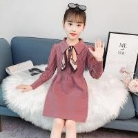 ราคา เดรสเด็กผู้หญิงแขนยาวสไตล์เกาหลีชุดเจ้าหญิงสไตล์ตะวันตกฤดูใบไม้ร่วงฤดูหนาวนักเรียนเสื้อสเวตเตอร์สไตล์ชาแนลชุดกลาง (52750634227)