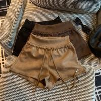 ราคา กางเกงเอวสูงสายลูกคลิดหนังแกะสำหรับผู้หญิง สไตล์อเมริกัน เหมาะกับทุกลุค (54151649609)