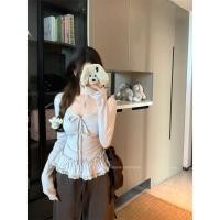 ราคา เสื้อยืดแขนยาวเกาหลีลูกไม้ เก๋สำหรับวันร้อน สตรอเบอร์รี่สีดำ (43674065348)