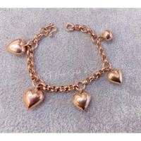 ราคา สร้อยข้อมือนาคห้อยหัวใจกระพรวน ตัวสร้อยเป็นลายผ่าหวาย นน 1 บาท (40675413159)