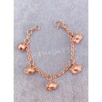 ราคา สร้อยข้อมือนาคแท้ 40 ลายโซ่ห้อยปลาทองและกระพรวน น้ำหนัก 1 บาท ความยาวที่มี 17 5 ซม สั่งทำได้ค่ะ (56301724542)