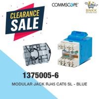 ราคา หัวแลน CommScope 1375055 6 RJ45 Jack Cat 6 Keystone สีน้ำเงิน Modular Jack ล้างสต๊อก (26591332631)