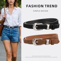 ราคา เข็มขัดหนังแท้ Retro หัวเข็มขัดสีเงิน เหมาะกับกางเกงยีนส์ ขนาด 105 cm สไตล์ ins (49950197323)