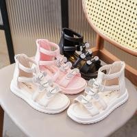 ราคา รองเท้าแตะพลอยเทียมสำหรับเด็กหญิงนักเรียนประถม ไซ즈 26 36 สไตล์โรมัน (46451493918)