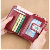 ราคา พร้อมสต็อก เร็ว การส่งสินค้า 2025 กระเป๋าสตางค์สไตล์ใหม่ผู้หญิงสไตล์สั้นหนังแท้กระเป๋าใส่เหรียญหลายใบความจุขนาดใหญ่หัวเข็มขัดกระเป๋าสตางค์หนังวัวเวอร์ชั่นเก (29593113387)