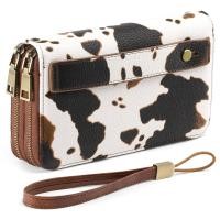 ราคา กระเป๋าสตางค์สุภาพสตรี แบบยาว ซิปคู่ ความจุขนาดใหญ่ สองชั้น พกพาสะดวกพร้อมสายคล้องมือ (28441900793)