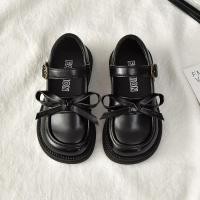 ราคา รองเท้าหนังสีดำขนาดเล็กสำหรับเด็ก ทรงเจ้าหญิง สไตล์ใหม่ เหมาะสมใส่ในฤดูใบไม้ผลิและฤดูใบไม้ร่วง (40576140401)