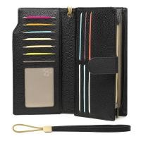 ราคา พร้อมสต็อกจัดส่งที่รวดเร็ว ฟรี กระเป๋าสตางค์ยาวสุภาพสตรีการค้าต่างประเทศกระเป๋าคลัทช์ลายลิ้นจี่ความจุขนาดใหญ่หลายบัตรซิปกระเป๋าเงินเหรียญ01 (43320386569)