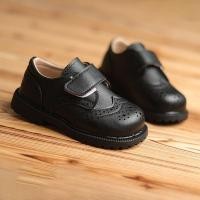 ราคา รองเท้าหนังขนาดเล็กสำหรับเด็กผู้ชาย สีดำสไตล์เกาหลี พื้นรองเท้านุ่ม เหมาะสำหรับฤดูใบไม้ผลิ (52400840637)