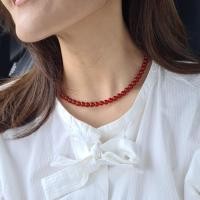 ราคา WELRY acc พร้อมส่ง สร้อยคอหินสีแดง รุ่น Rouge (29955919955)