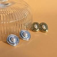 ราคา WELRY acc พร้อมส่ง ต่างหูแป้นทรงรี รุ่น Oval (40275345452)