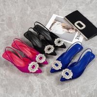 ราคา รองเท้าส้นสูง รองเท้าหนัง หัวแหลม สีดํา สีแดง สําหรับผู้หญิง ไซซ์ 41 42 43 (23371382985)